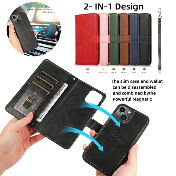 Luxury iPhone 13 Pro Max Case, Designer Ultra-Thin Leather Metal