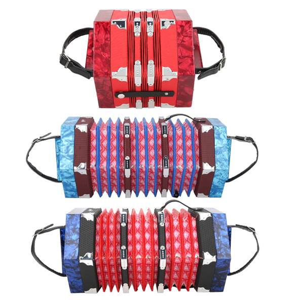 20 Buttons Concertina With Carrying Bag Concertina Accordion Adult ...