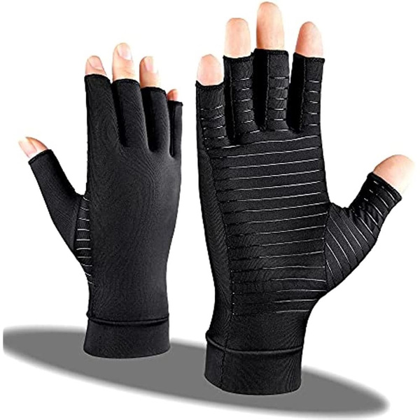 Copper Arthritis Compression Gloves Women Men Rheumatoid Arthritis Pain ...