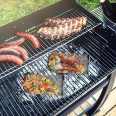 Steel, barbecuebasket, stainlesssteelbarbecuenet, Home