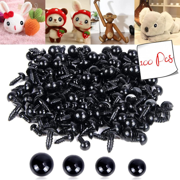 100 Pcs Safety Eyes For Stuffed Crochet Eyes With Washers Craft Doll 100 Pcs Safety Eyes For Stuffed Crochet Eyes With Washers Craft Doll
