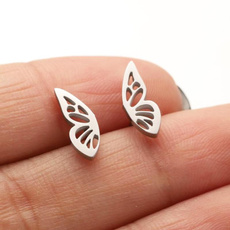 butterfly, cute, elfwingsearring, stainless steel earrings