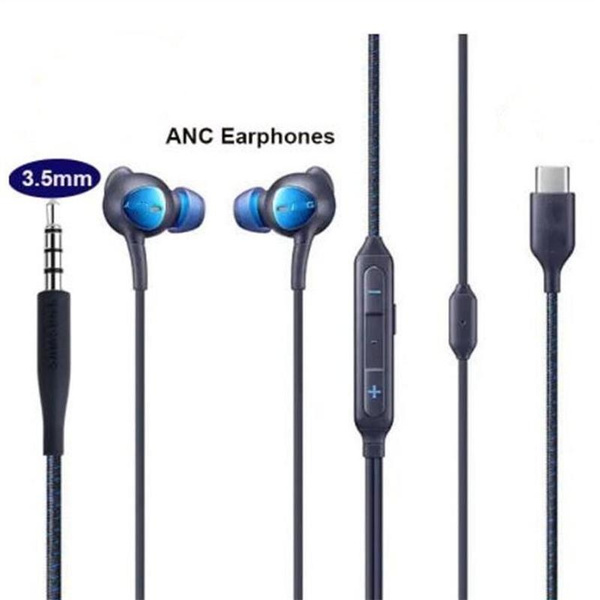 Earphones Headset Inear 3.5mm / Type C with Mic Wired Headphones For