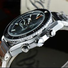 Steel, quartz, Waterproof Watch, business watch