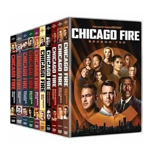 Chicago Fire Complete Season 1-10 DVD 55-Disc Movie Collection Set | Wish