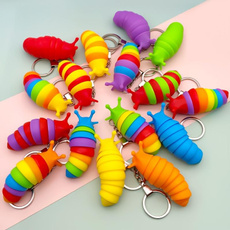 Toy, Key Chain, Colorful, caterpillarkeychain