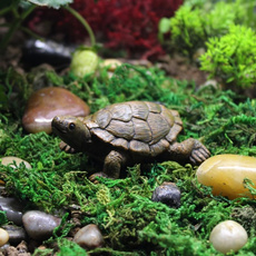 Turtle, Mini, Decor, Flowers