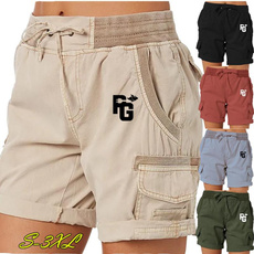 Summer, cottonshort, Plus Size, pants