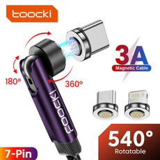 magneticchargingcable, cableusbtypec, 540rotatable, 3in1
