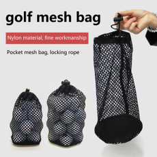 golfballbag, nylonnetting, tennis bag, golfpracticenet
