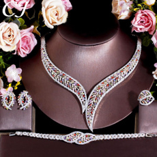 Charm Bracelet, 4pcsjewelryset, Stud Earring, Dress