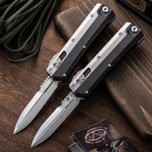 Top Quality Tactical Adjustable Switchblade Flick Knife OTF Automatic