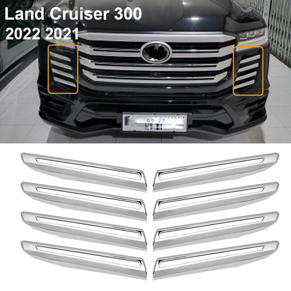 Auto Part Accessories For Toyota Land Cruiser Lc300 2021 2023 2024 Car Head Grille Bumper