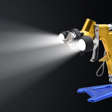 adjustablesizelighting, sprayerauxiliarylamp, praypaintgunlight, searchlightspraygun