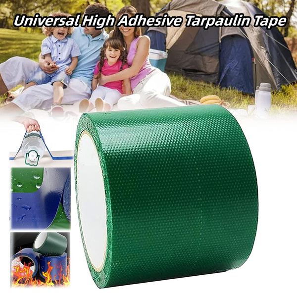 High Adhesive Tarpaulin Tape, Waterproof Tent Repair Tape, Universal