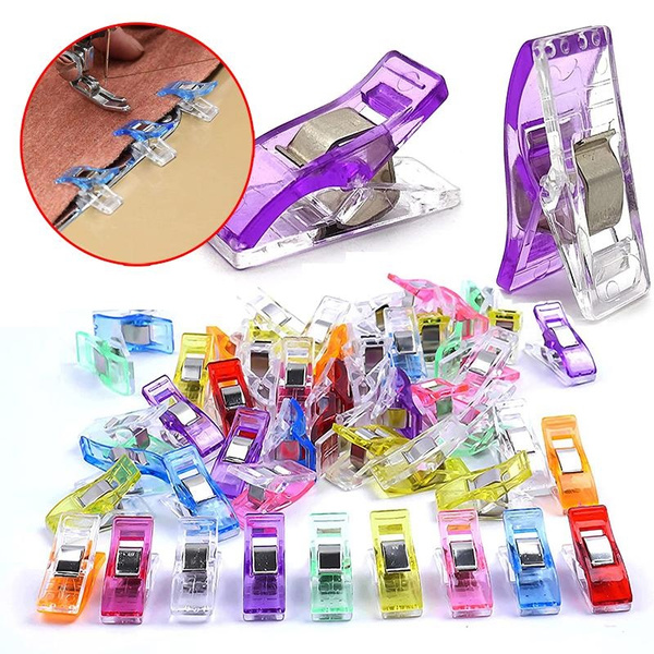 20/50/100pcs Multipurpose Sewing Clips and Quilting Clips Magic Fabric  Clips for Sewing Quilting Crafting Hanging All Kinds Crafts