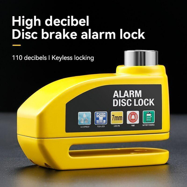 Secure Your Ride: Motorbike Lock Alarm with Brake Security Disc Lock | Wish