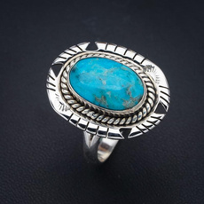 Sterling, Turquoise, Jewelry, Silver Ring