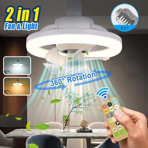 e27 socket fan light with remote ceiling fan