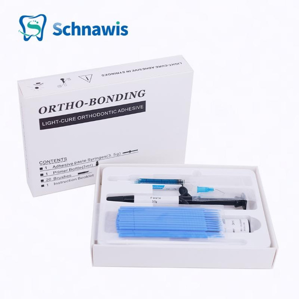 Dental Orthodontic Light-cure Adhesive Full Kit Adhesive Bondable Glue ...