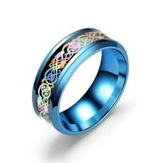 glowingring, Couple Rings, Celtic, wedding ring