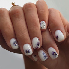 quicknail, nail stickers, Flowers, pressonnail