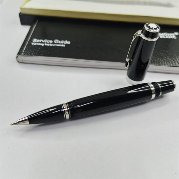 High End Carbon Fiber Material Handle Writing Gel Black Rollerball Pen ...