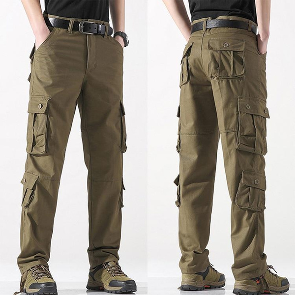 Men Tactical Military Pants Mens Cargo Pants Working Trousers Men Casual  Pants
