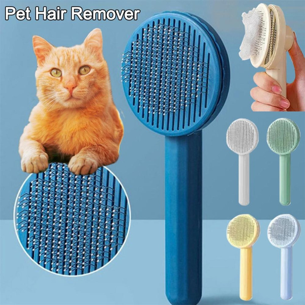 Long Short Cat Hair Brush Cat Claw Shape Dog Pet Wool Grooming Brush