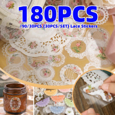 Decor, Flowers, Scrapbooking, Lace