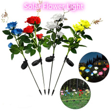outdoorfigurinelight, solarflowerlight, Flowers, outdooringroundlight