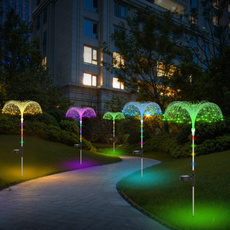 idsolarpoweredjellyfishlight, Outdoor, namejellyfishstakelampidledlamp, Waterproof