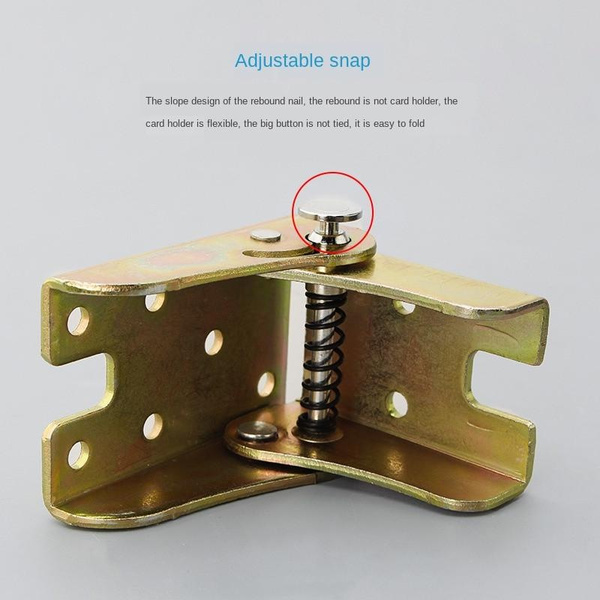 1Pc Table Connector Folding Hinge 90 Degree Selflocking Right Angle Hinge Table Chair Leg