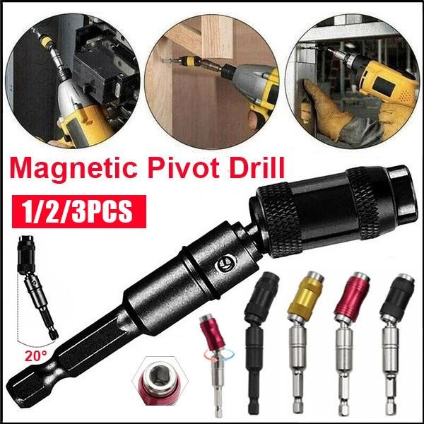 New Screw Drill Tip Drill Screw Tool Quick Change Locking Bit Holder Drive Guide Drill
