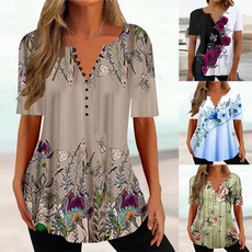 shirtsforwomen, Fashion, printed shirts, Plus size top