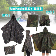 multifunctionrainponcho, waterproofraincoat, camping, Waterproof