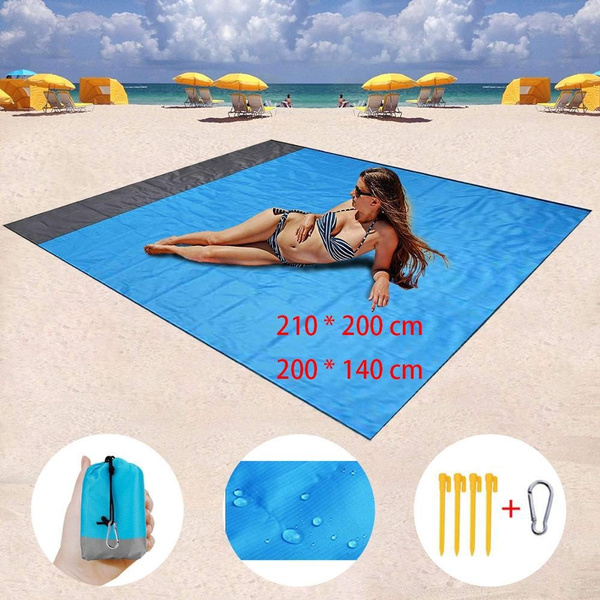 210 200cm 200 140cm Outdoor Picnic Blanket Waterproof Quick Drying