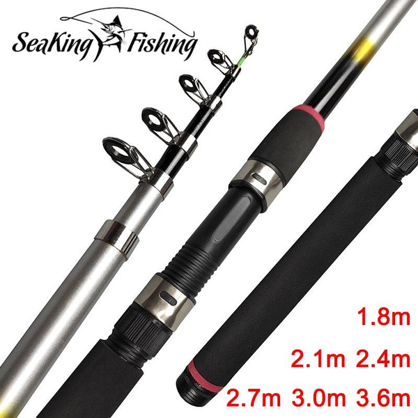 New ultra light telescopic fishing rod 1.8m - 3.6m Long range fishing tool  perch fish pole