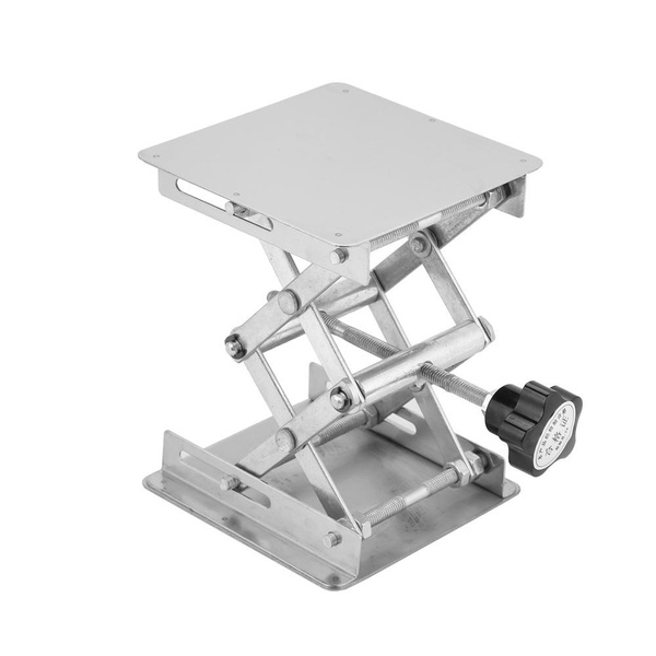 Server Rack Heber 10X10CM Edelstahl Hebe Plattform Labor Heben Stehen Rack Scissor Jack ...