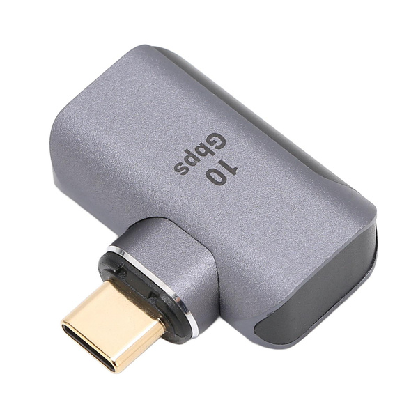 USB A to Type C Elbow Adapter 10Gbps Transmission Rate