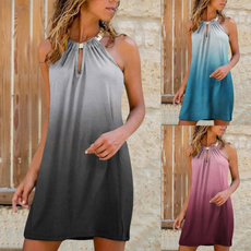 onvacation, Necks, Halter, plus size dress