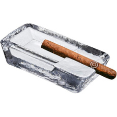 Square, portable, tobacco, ashtray