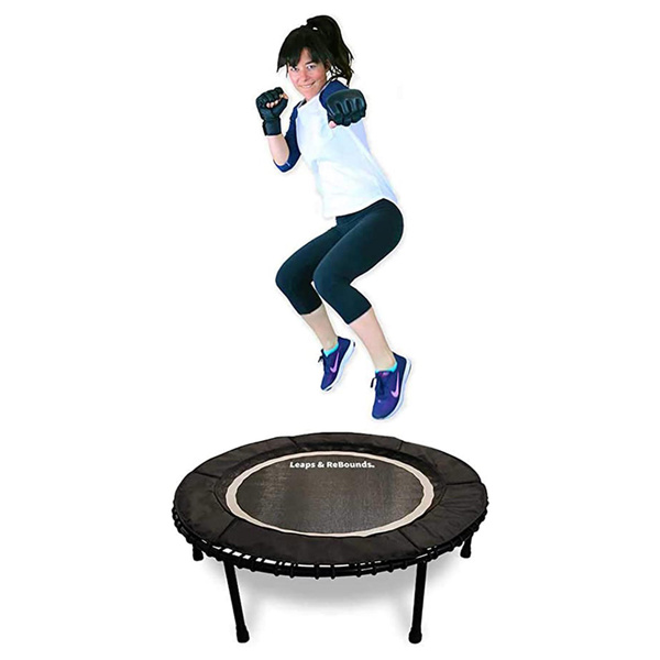 LEAPS and REBOUNDS 48 Mini Fitness Trampoline and Rebounder Equipment Gray Used Wish