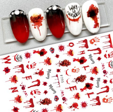 ghost, nail decoration, nail stickers, art