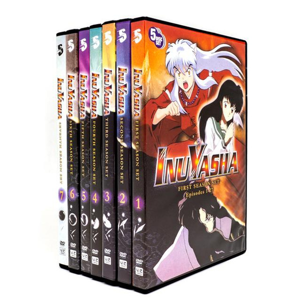 Inuyasha Complete Series Season 1-7 DVD 32-Disc Movie Collection Set | Wish