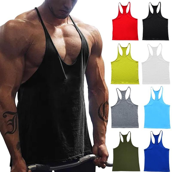 Débardeur Homme Fitness Ample Et Respirant - Parfait Pour La Salle, La Rue Ou La Détente | Maillot De Corps Streetwear | Taille Confort