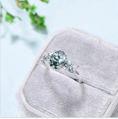 Fashion, wedding ring, 925 silver rings, Nature