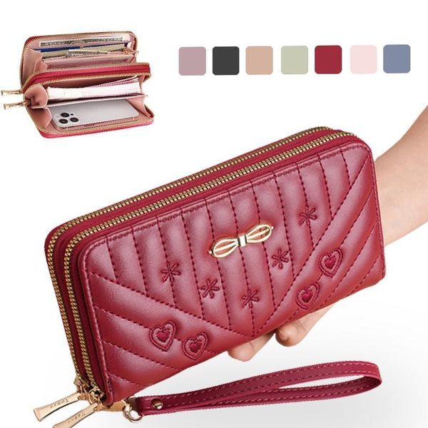 Women Wallet Long Female Clutch Zipper Wallets Big