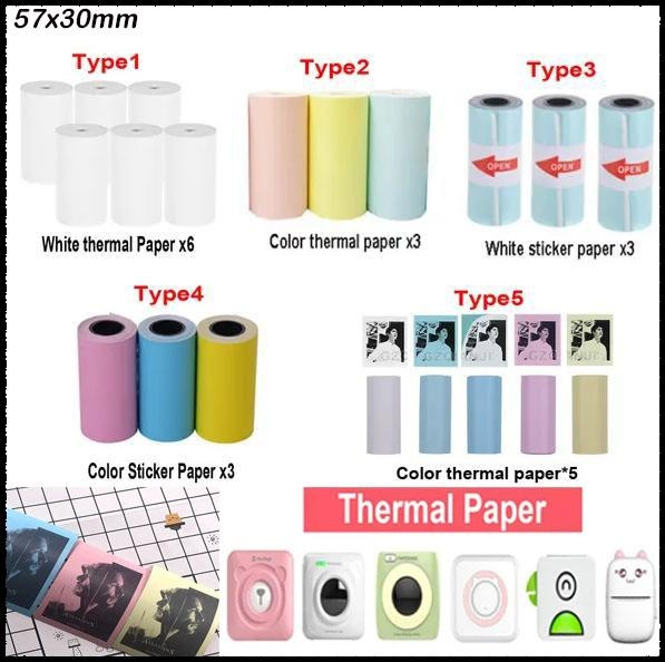10 Rolls Thermal Paper Rolls - White Printable Paper For Receipt Printers, Lists & Notes
