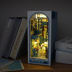 Book, minihhouse, Wooden, Dollhouse
